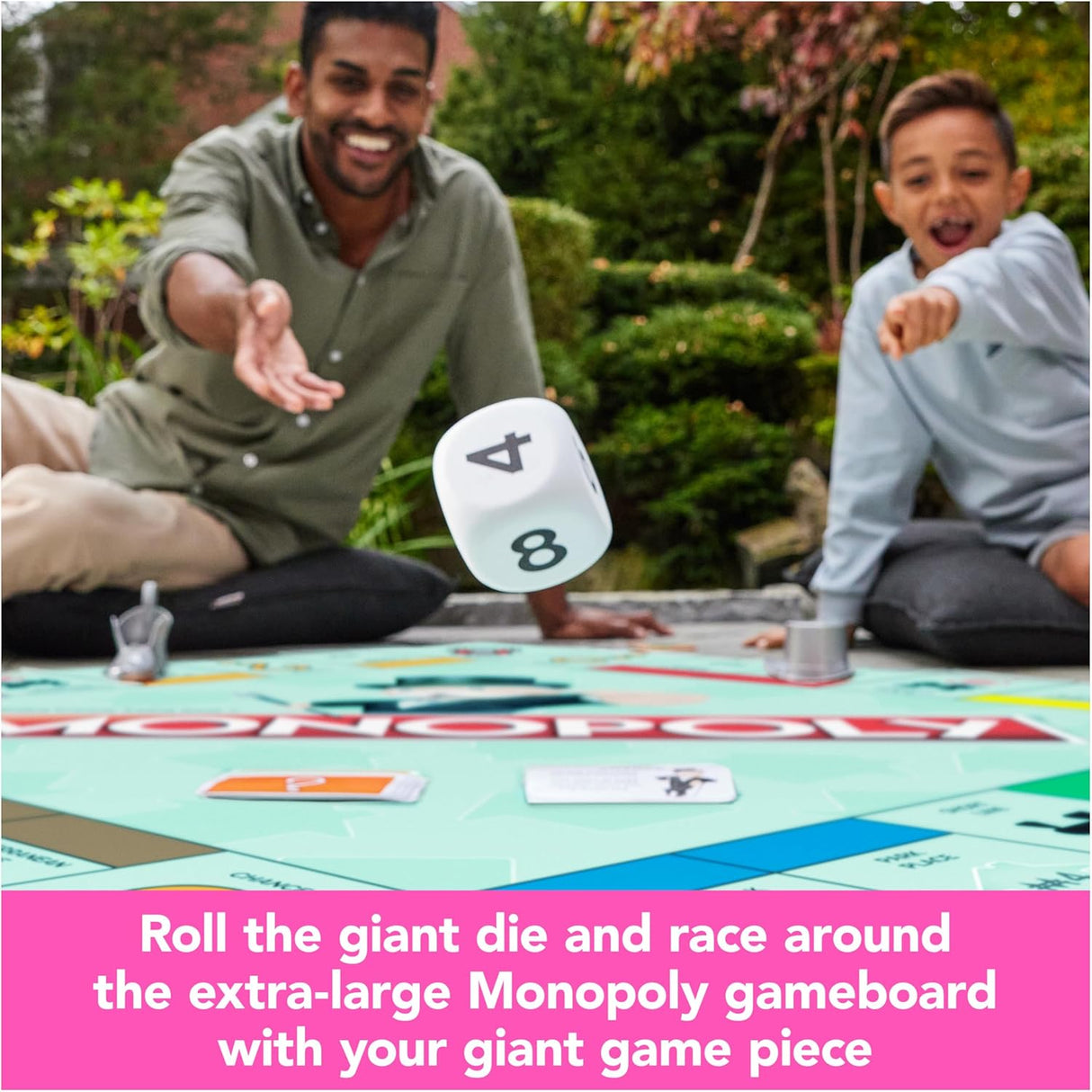 Monopoly Edición Gigante Spin Master - Juego Familiar para Niños