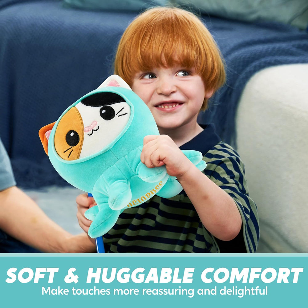 Peluche de pulpo JOYIN, juguete suave con cara de gato, kawaii