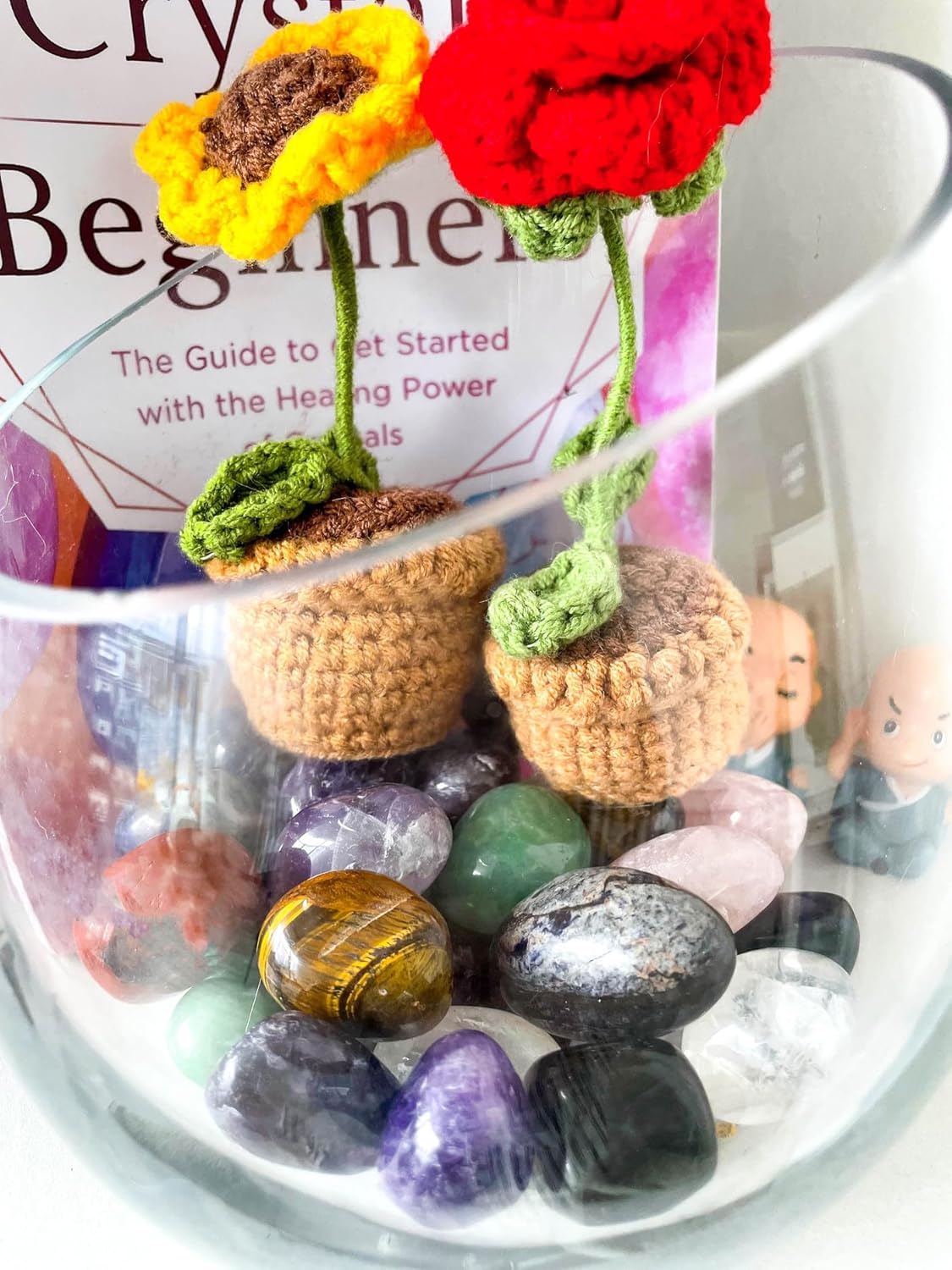 Juego de piedras de cristal para sanación de chakras 7 Pcs