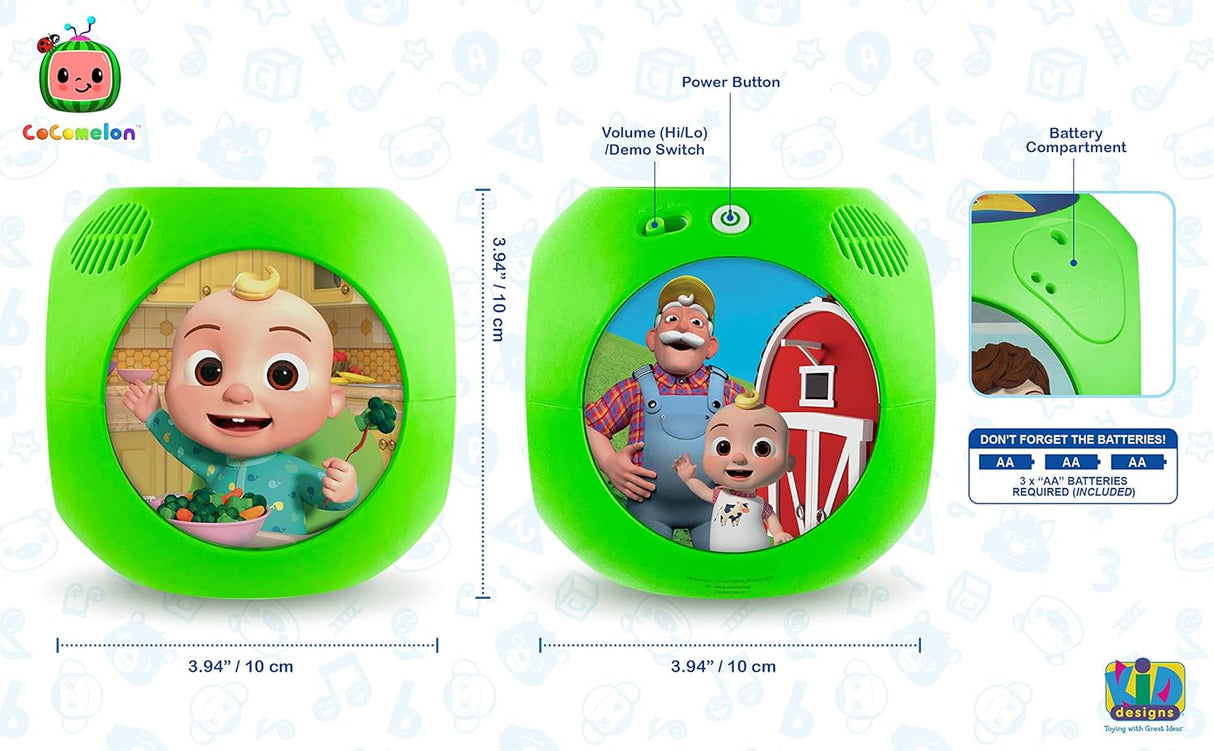 Juguete Musical eKids Cocomelon, 6 Rimas Infantiles, Tumble Tunes