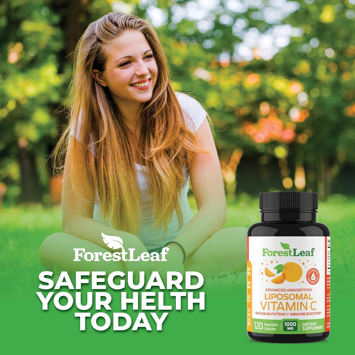 Suplementos Vitamina C liposomal 1000 mg con aceite MCT