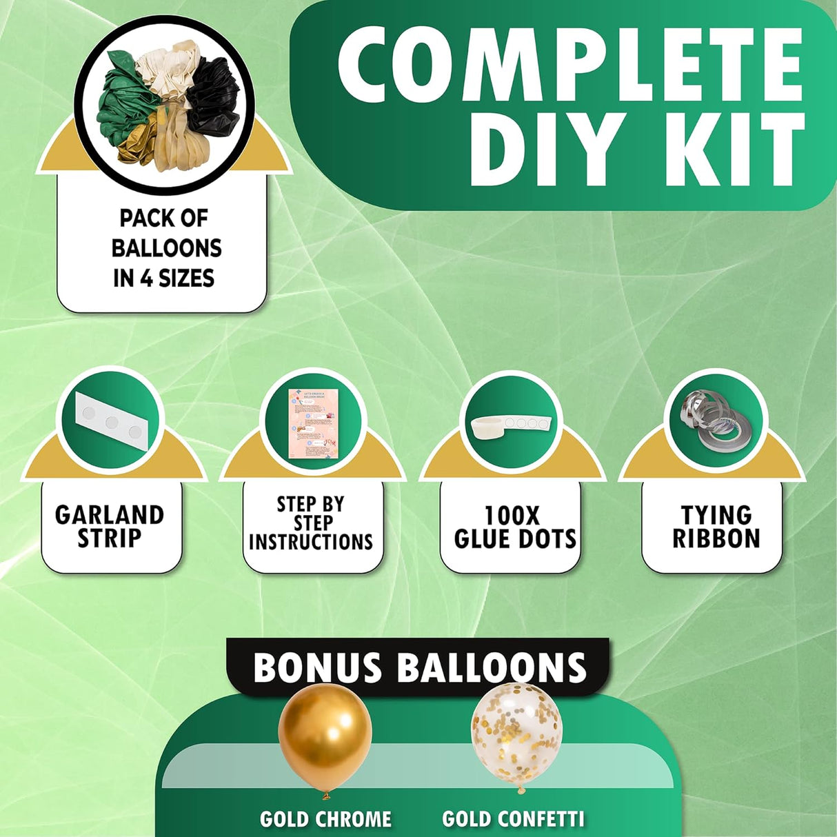 Kit de Guirnalda y Arco de Globos para Fiestas y Eventos