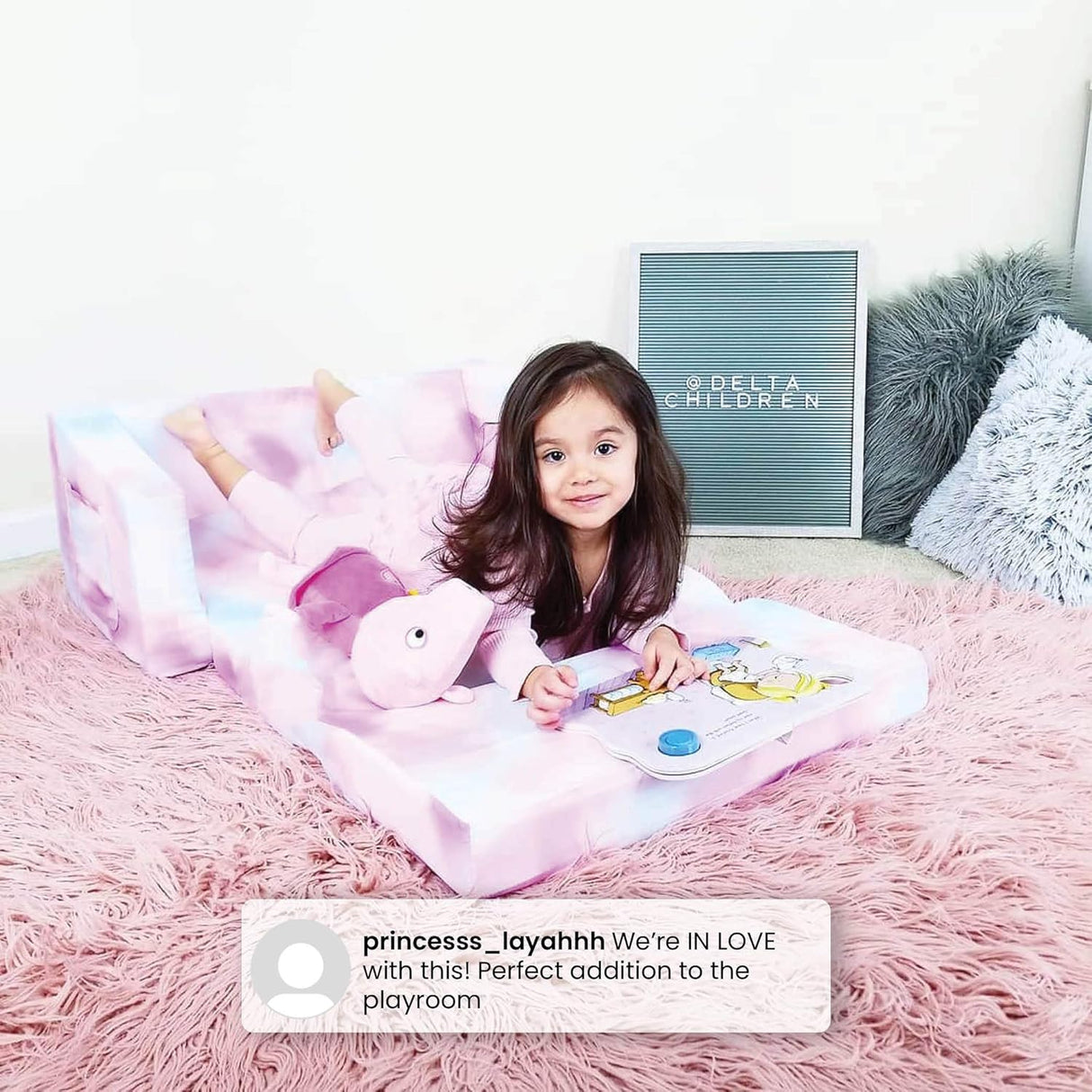 Silla cama convertible 2 en 1 para niños, camuflaje azul