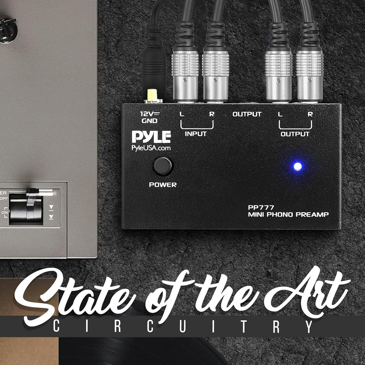 Preamplificador de plataforma giratoria PYLE-PRO PP777