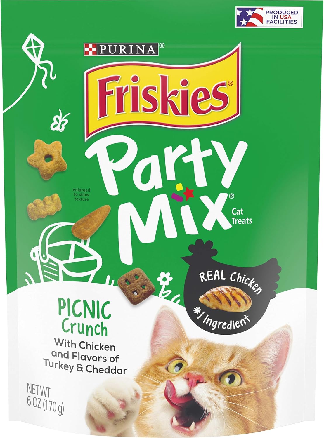 Golosinas para gatos 6 bolsas de 6 onzas