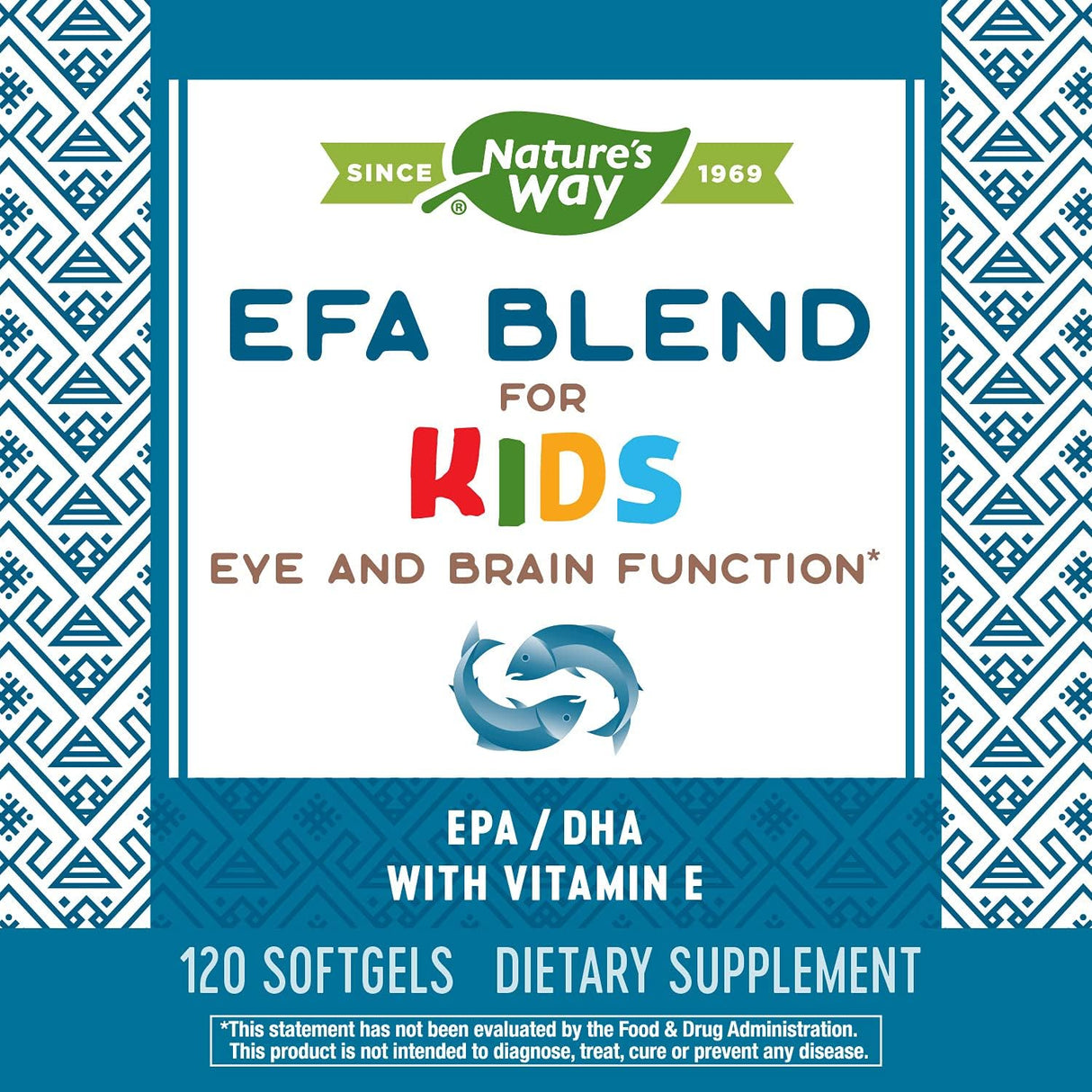 Suplementos Nature's Way EFA Blend para niños con vitamina E
