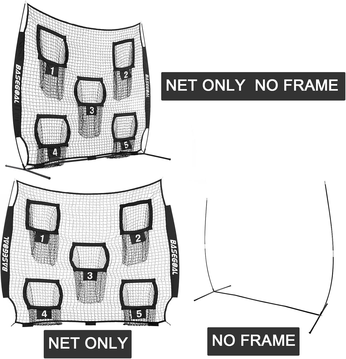 Red de repuesto de fútbol para entrenamiento QB sin nudos