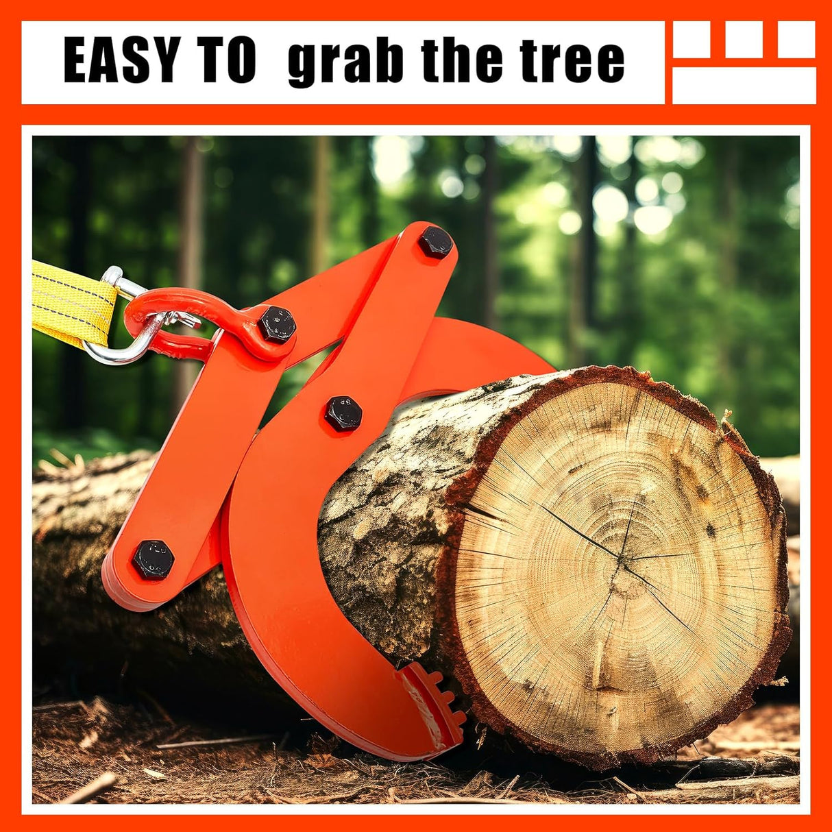 Kit de agarre para palets 1t, incluye ganchos y correa.