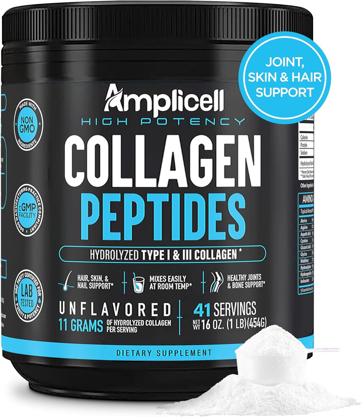 Multi Collagen Peptides - Hidrolizado, Sin Sabor, 41 Porciones