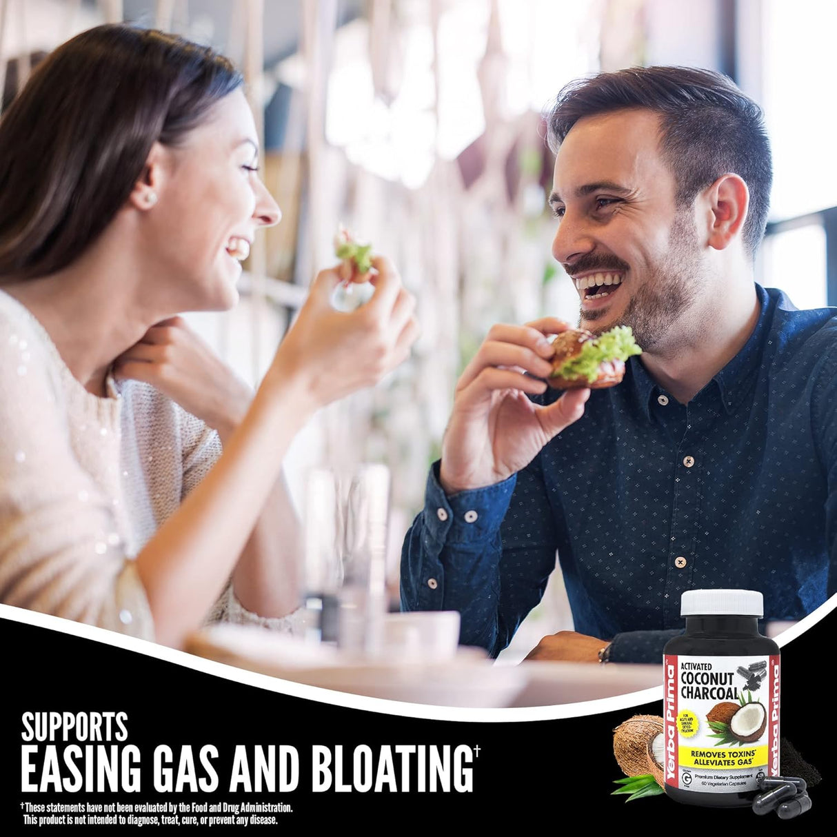 Cápsulas Vegetarianas de Carbón de Coco Activado