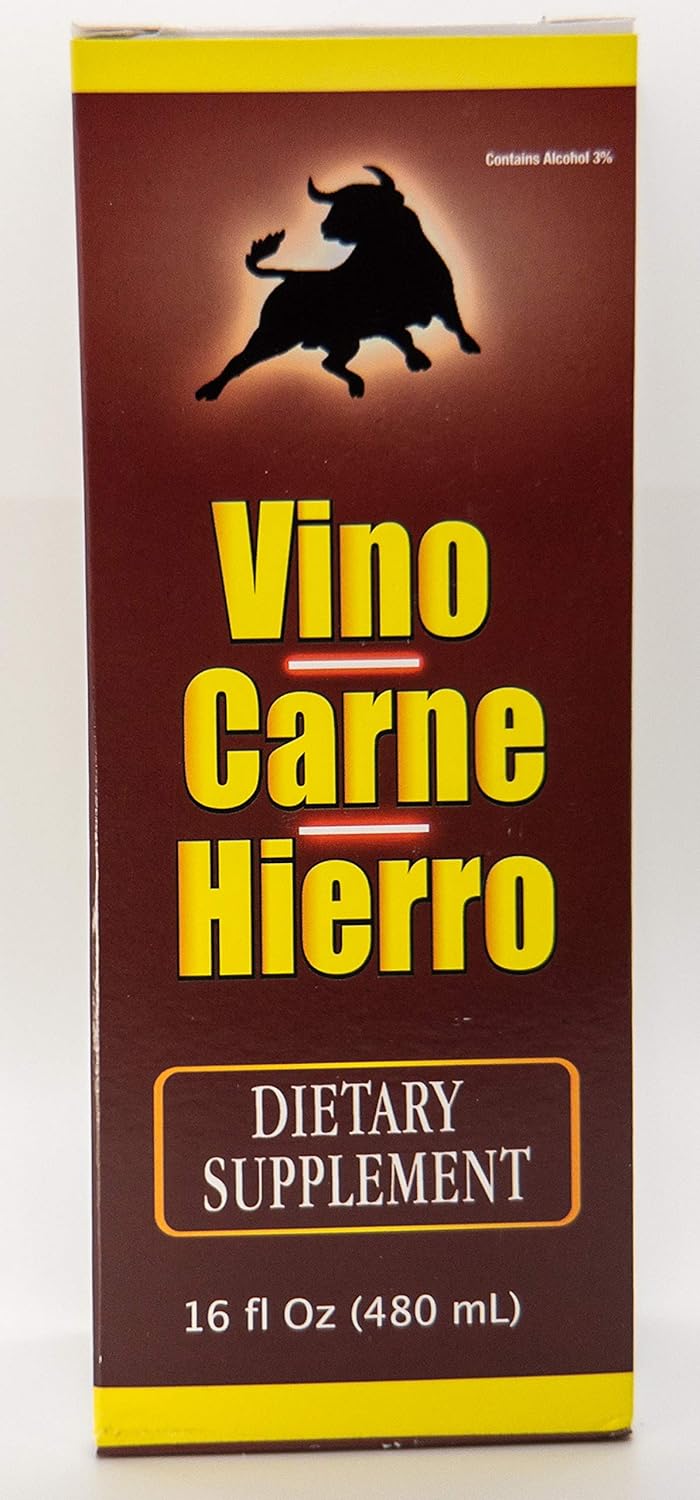 Suplemento de Hierro Memper Vino, Infusión Energía 16 Fl Oz