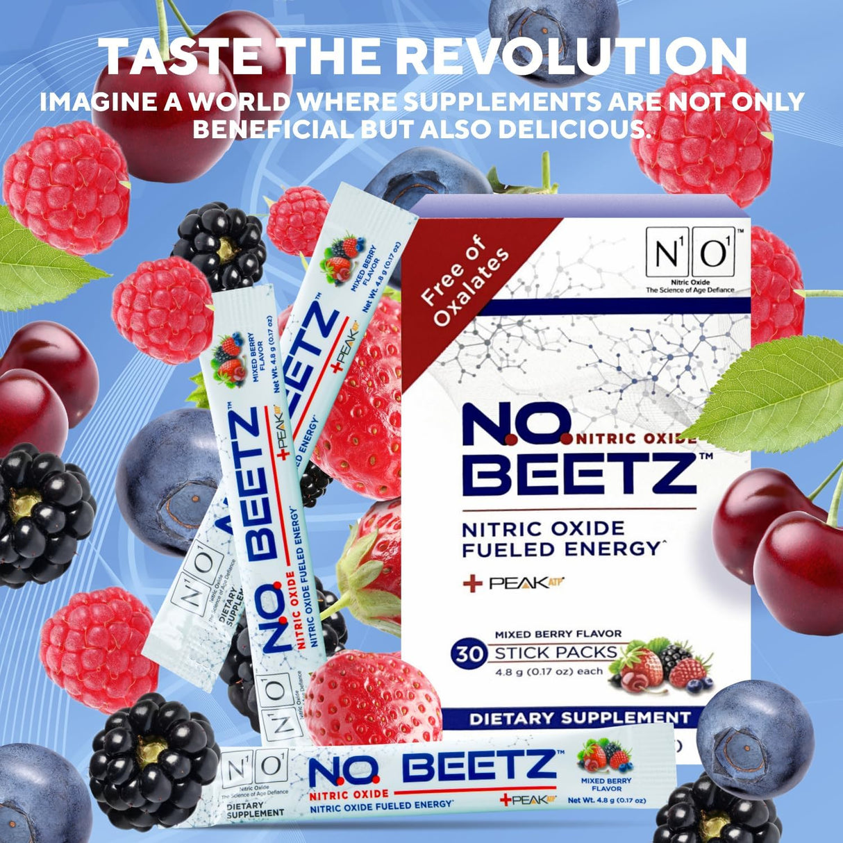 Suplemento de óxido nítrico N.O. Beetz energía celular