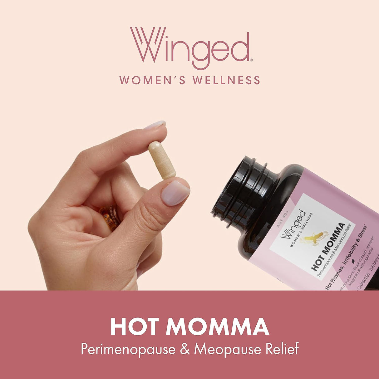 Suplemento de perimenopausia y menopausia Winged Wellness