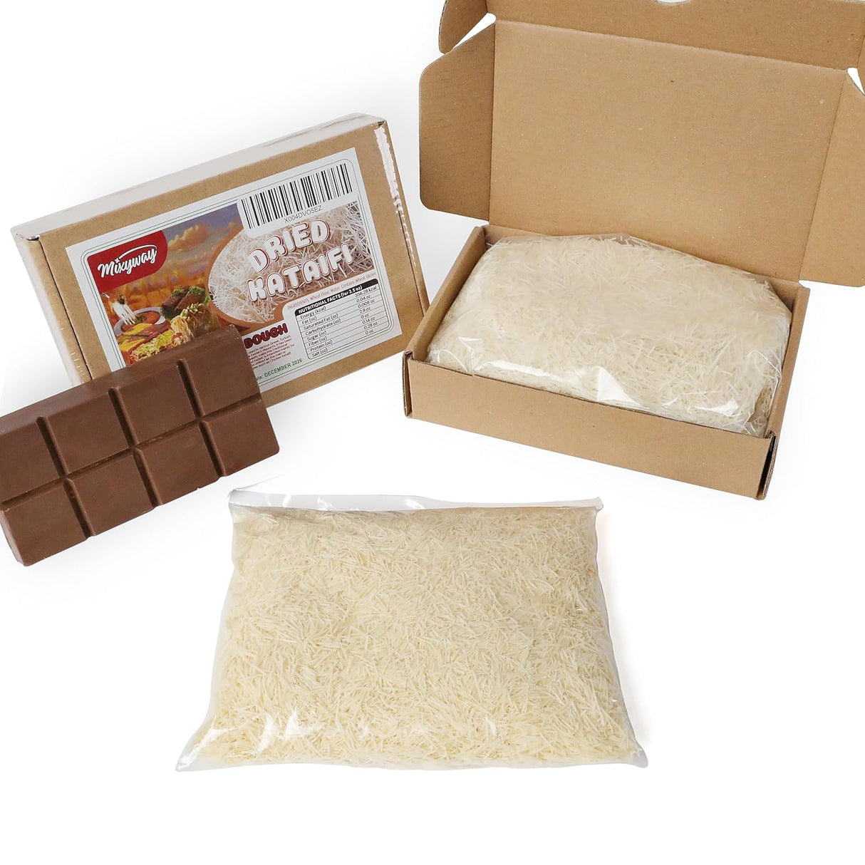 Kataifi de Fideos Fillo para Postre Dubai con Pistacho 150g