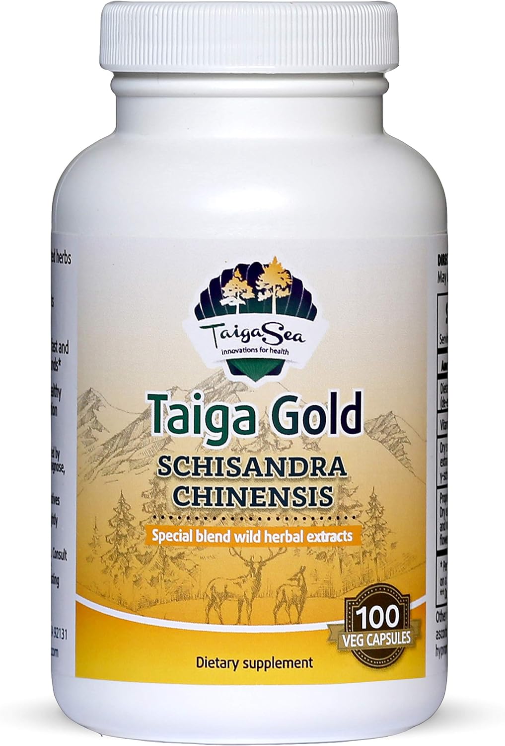 Suplemento Schisandra Chinensis hierbas siberianas silvestre