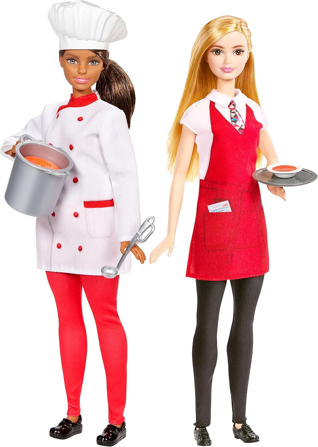 Barbie Amigas Chef y Camarero Set de Muñecas
