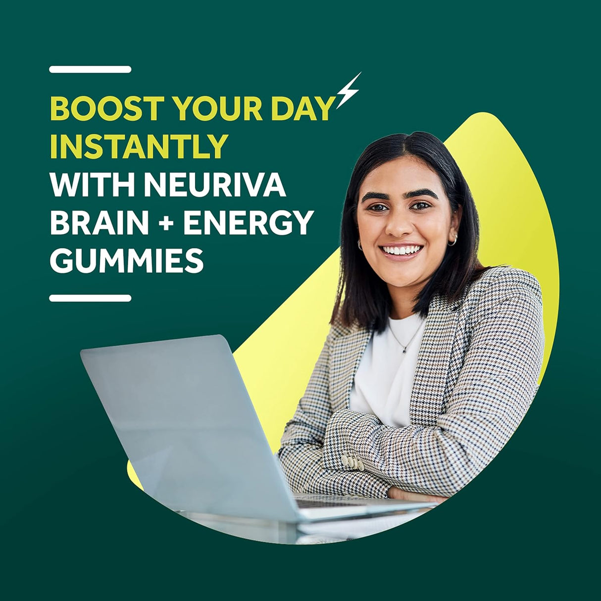 Neuriva Gomitas de cerebro + energía suplemento cerebral 75u