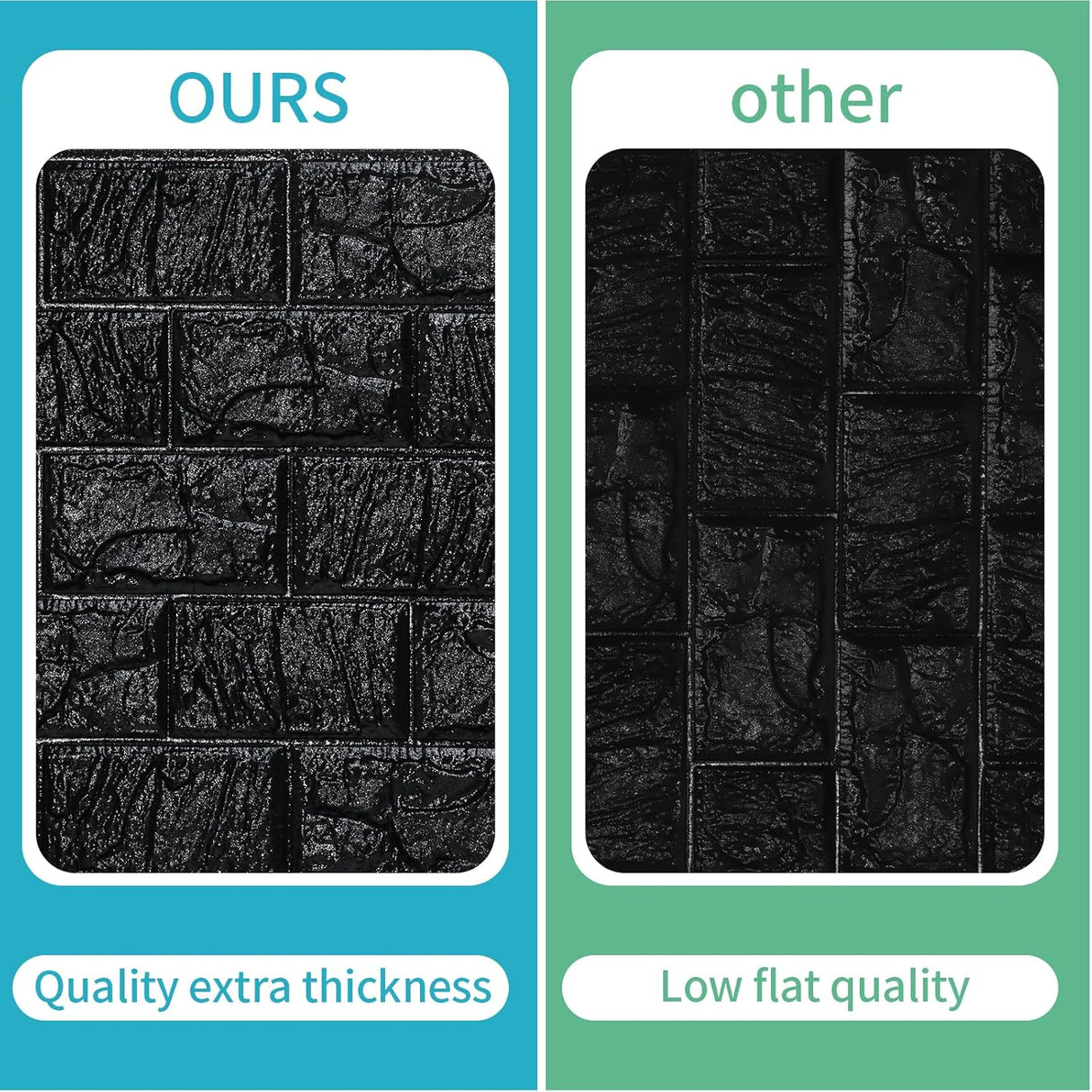 Paneles 3D Autoadhesivos Foam 40 PCS para Decoración Interior