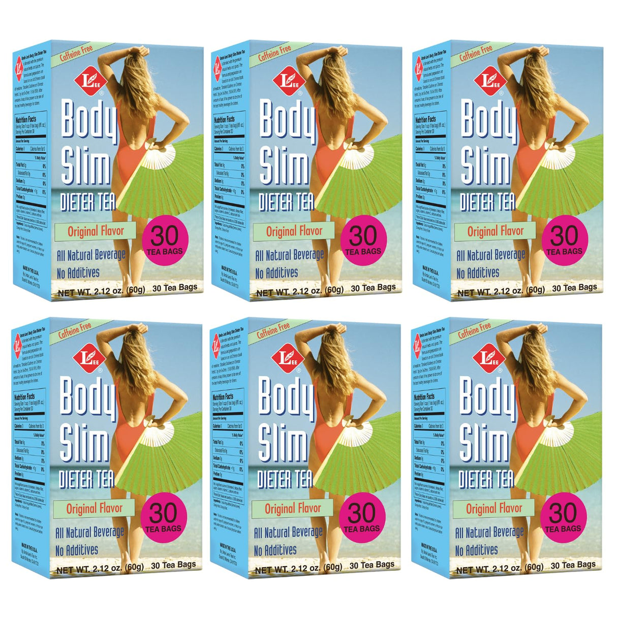 Té desintoxicante y adelgazante de senna, 30 bolsas