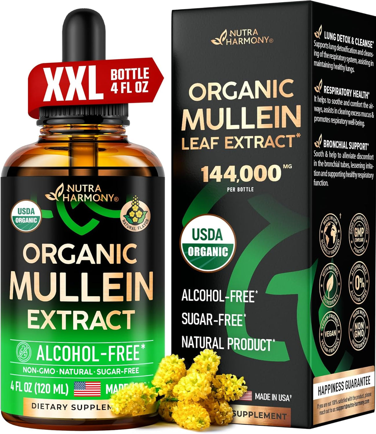 Suplemento Gotas de extracto de hoja de gordolobo limpieza