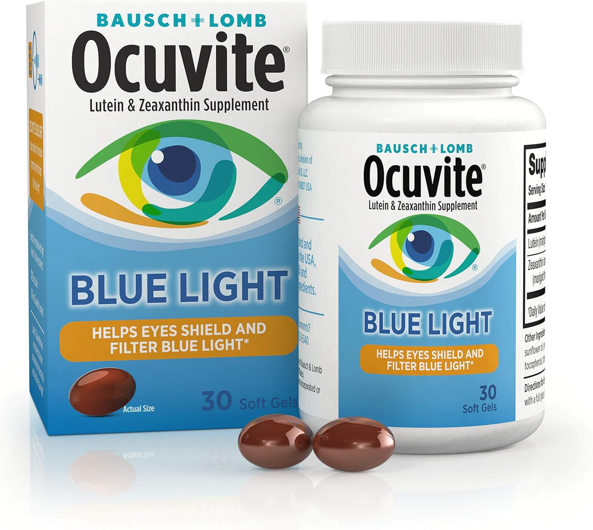 Suplemento Bausch + Lomb Ocuvita 30 cápsulas blandas