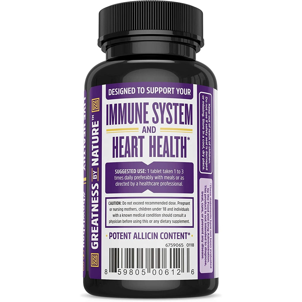 Suplementos Ajo extra fuerte con alicina de inmunidad