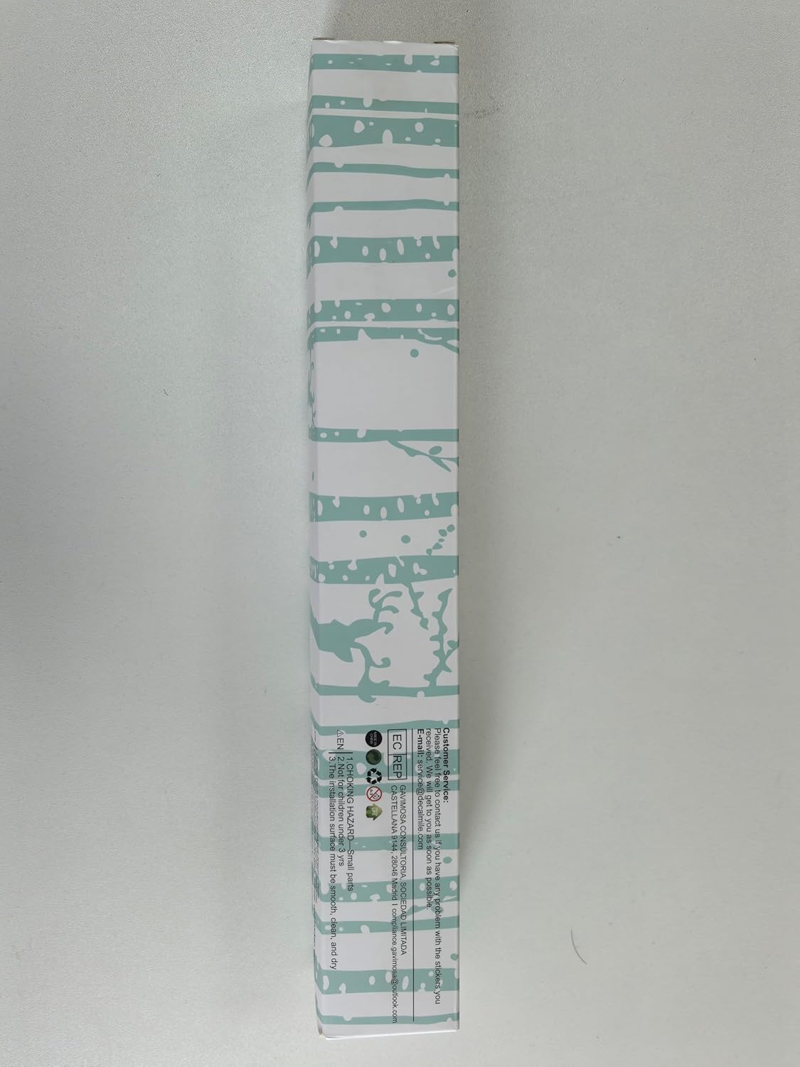 Calcomanías de Navidad Decalmile, árbol y flores, decoración