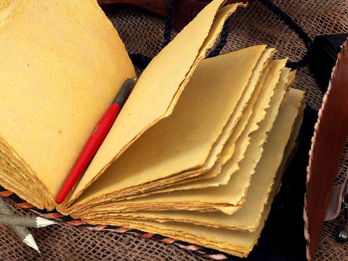 Libro de Hechizos Hocus Pocus, Diario de Piel para Escribir