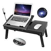 Moclever - Mesa para laptop para cama, multifuncional