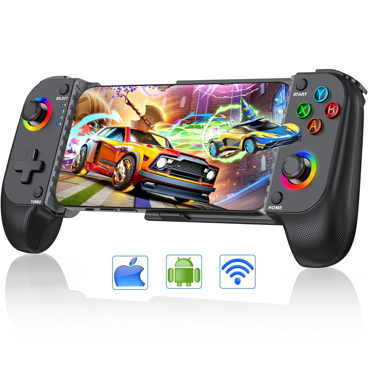 Controlador Inalámbrico para iPhone/Android con Joystick Hall