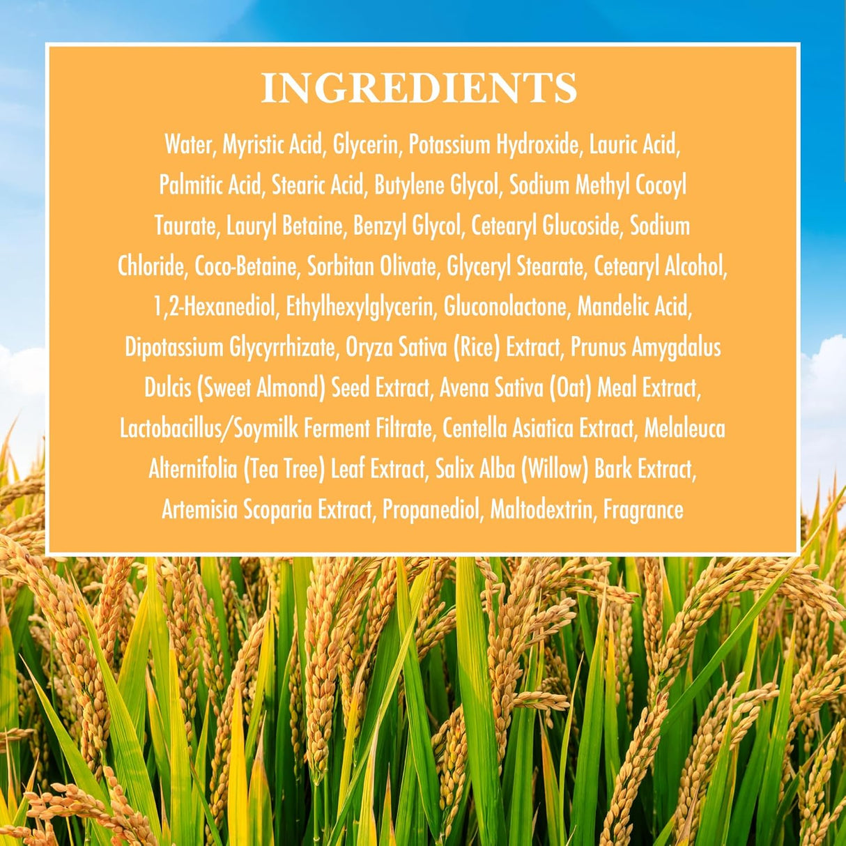 Limpiador Facial Rice Centella - Espuma Limpiadora Suave