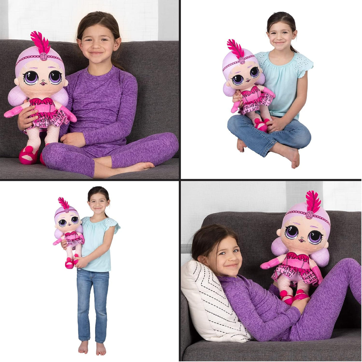 Almohada de Peluche Súper Suave LOL Surprise Show Baby