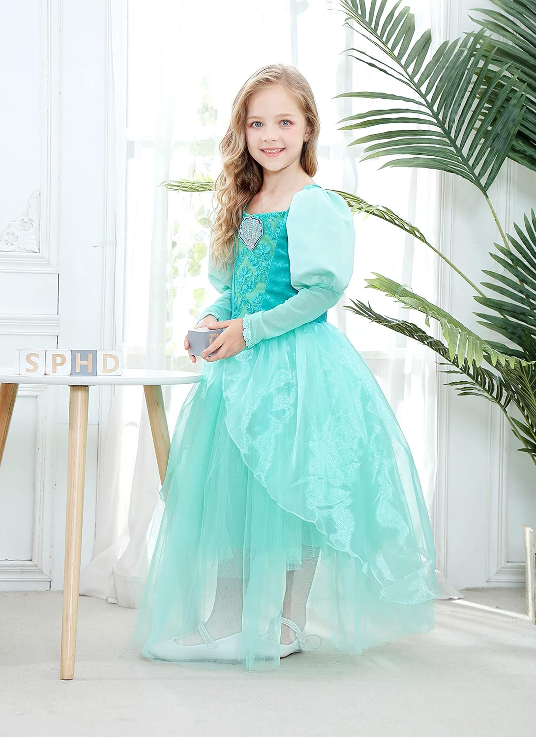 Disfraces de Vestido de princesa talla 5 a 6 años agua