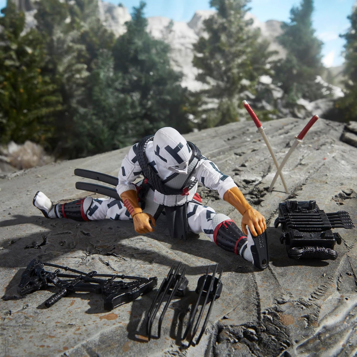Figura de acción Storm Shadow, G.I. Joe, 6 con 11 accesorios