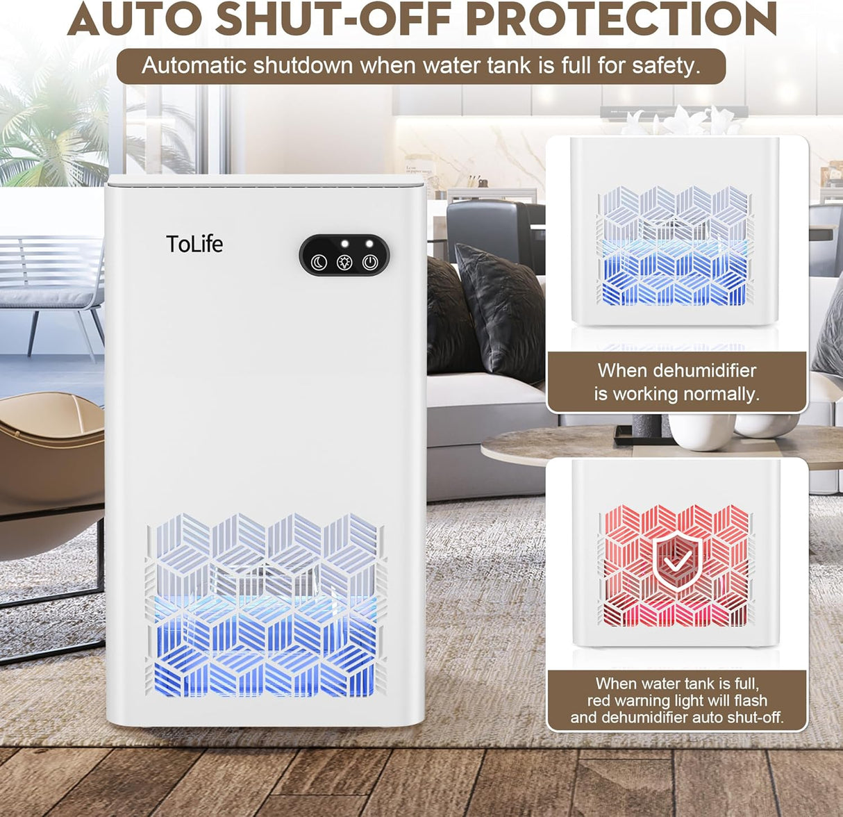 Deshumidificadores para habitación 950 pies cuadrados