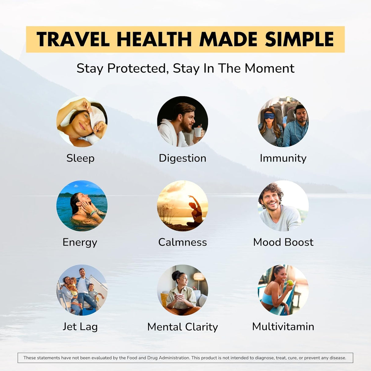 Suplemento 2 Pack: Prevención Jet Lag, Energía y Salud 120ct