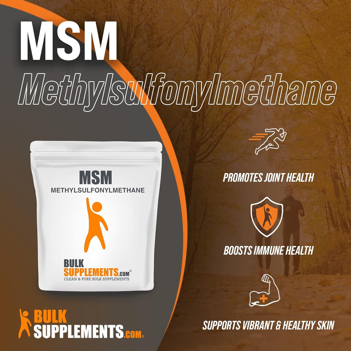 Suplemento de queratina para articulaciones Cristales MSM