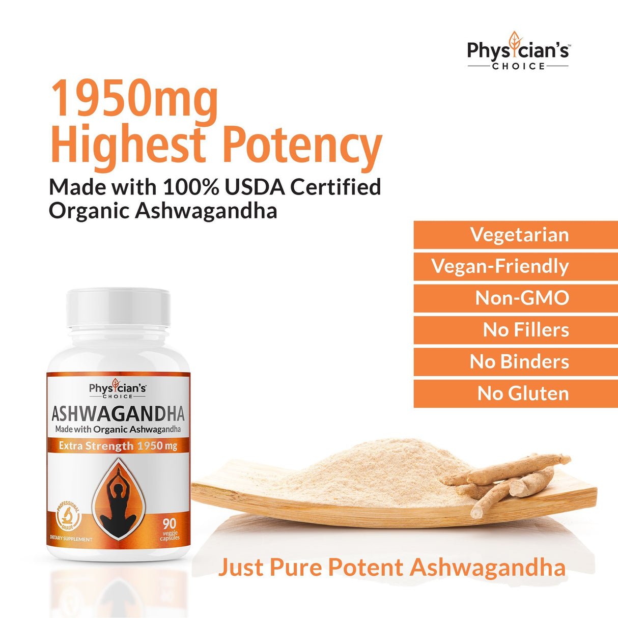Extracto orgánico de raíz de soporte de tiroides, cortisol