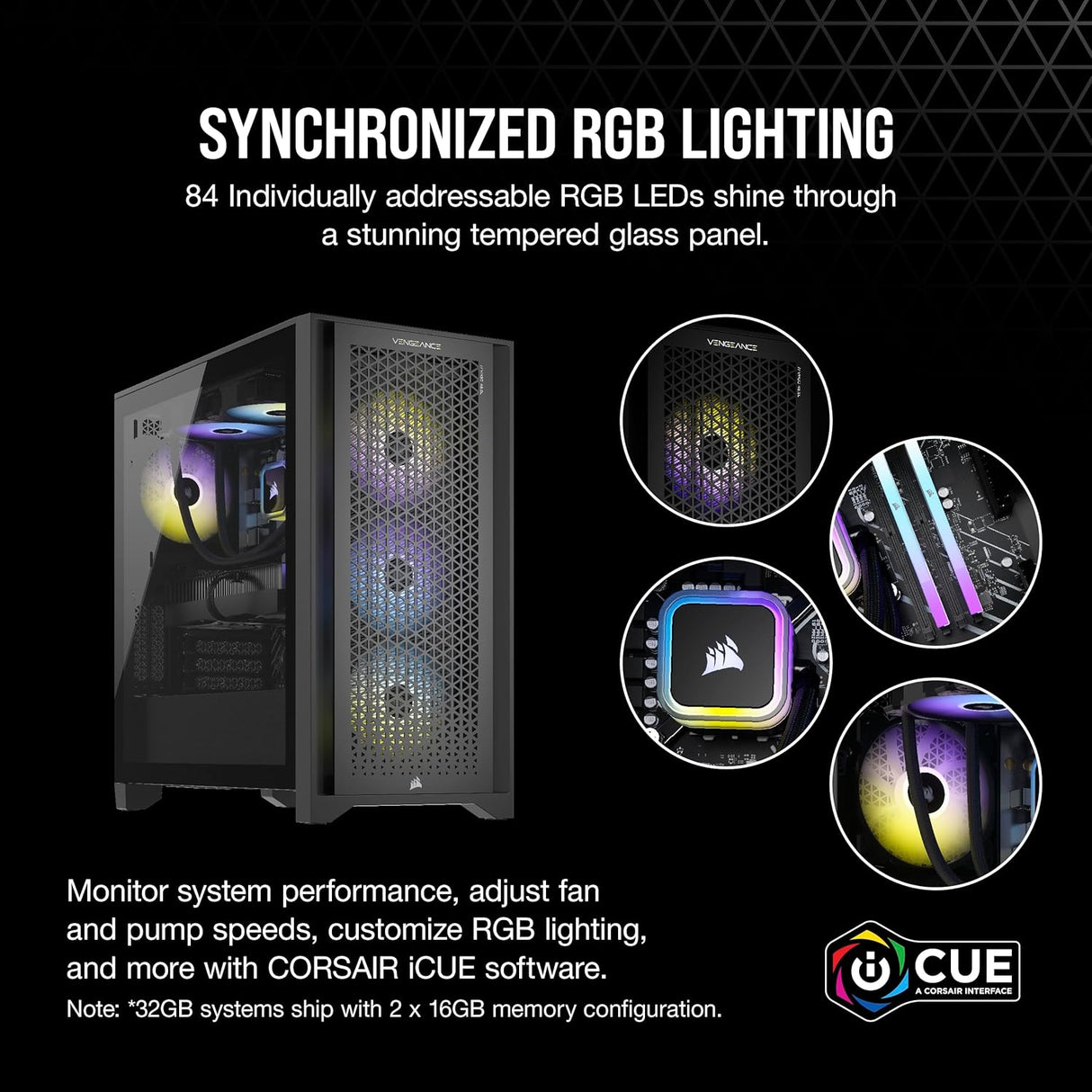 Computadora Corsair Vengeance i7400 Series PC para juegos