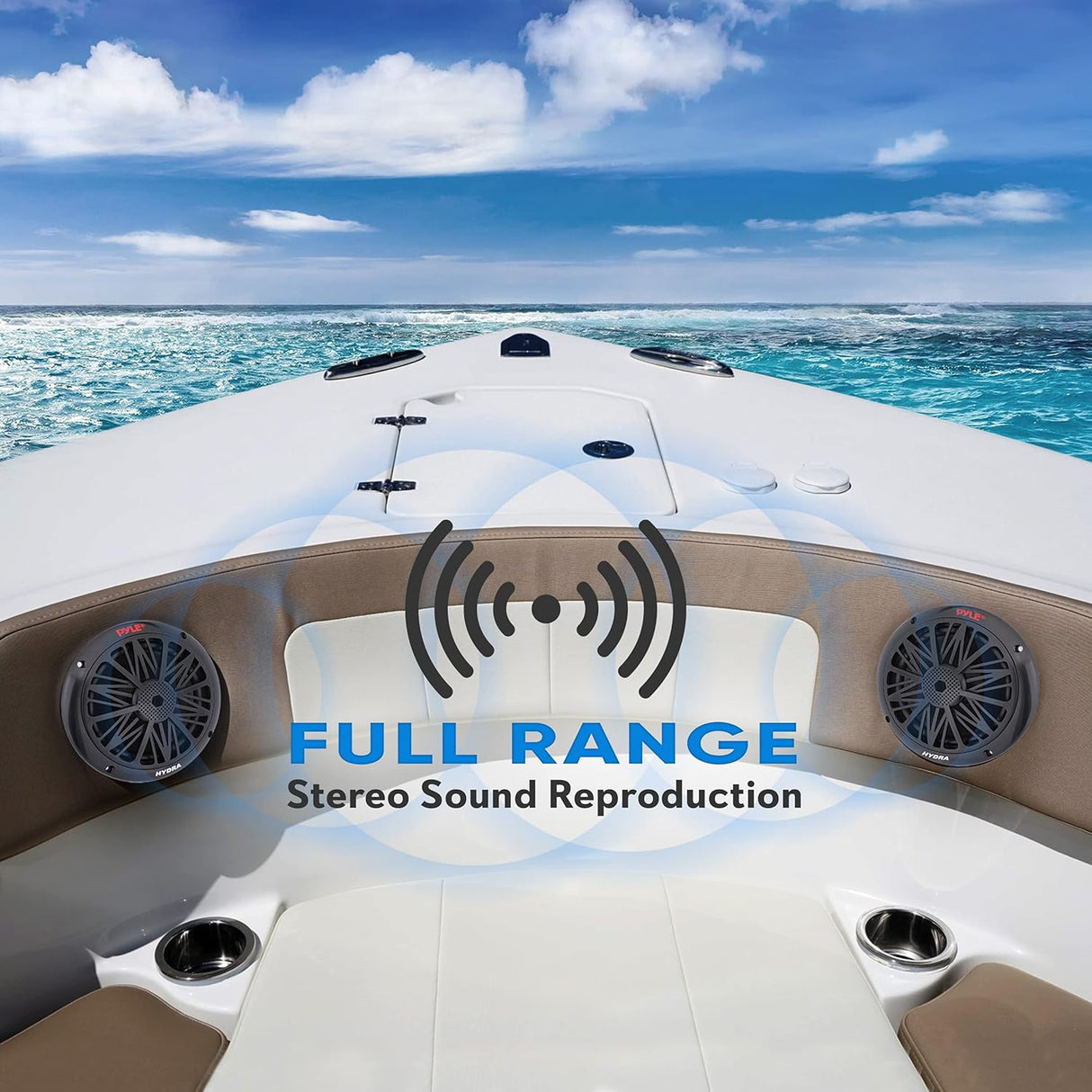 Parlantes o altavoces de barco marino PYLE PLMR6KB
