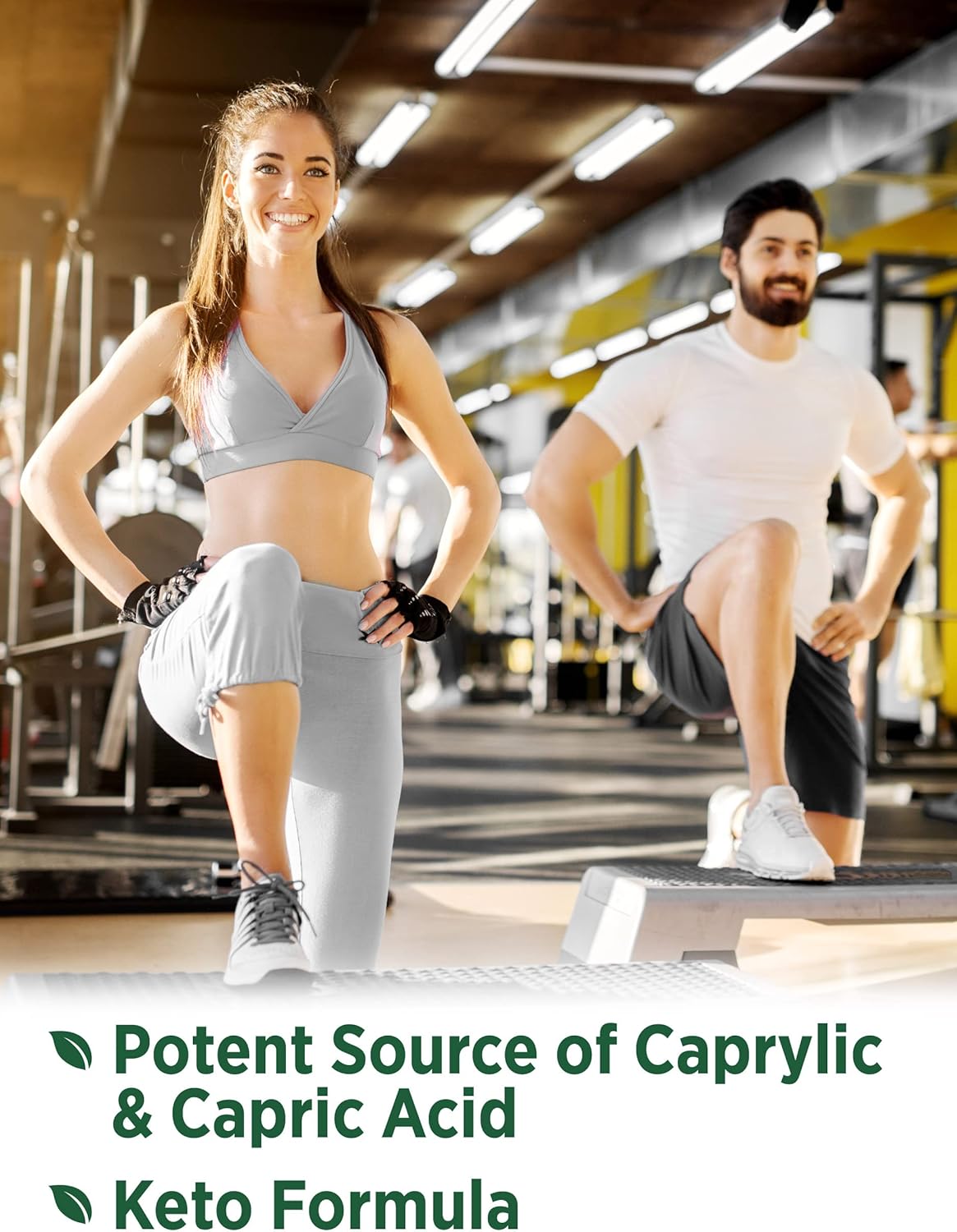 Suplementos de aceite MCT 100 cápsulas blandas con Keto