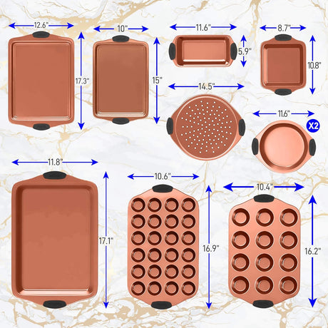 Juego de 10 piezas de utensilios antiadherentes NutriChef
