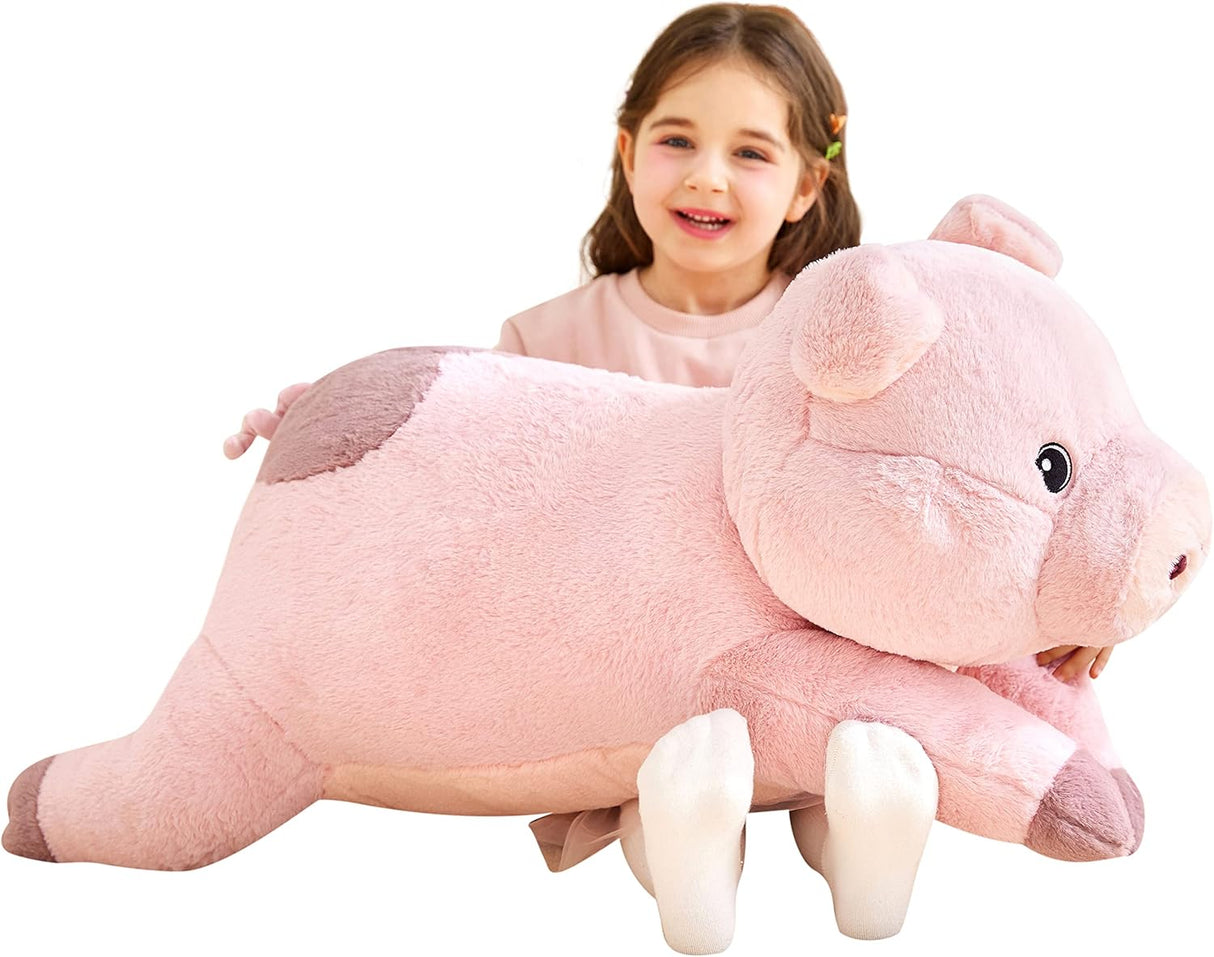 Almohada gigante, peluche de cerdo super suave