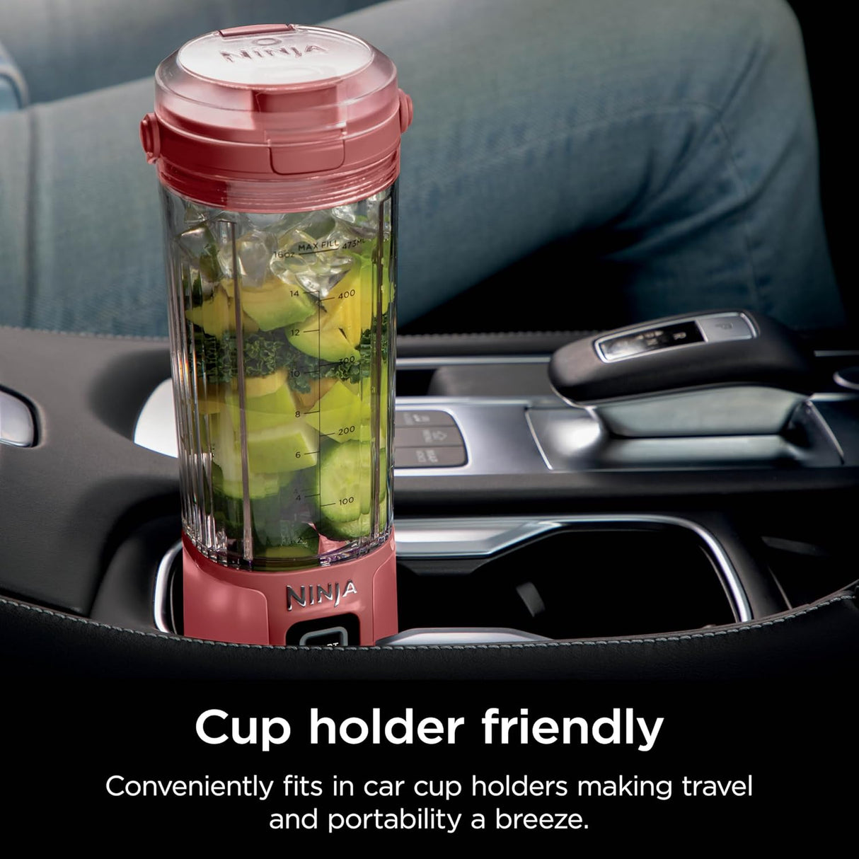 Batidora Portátil Ninja, 18oz, USB-C, A Prueba de Fugas, BC151RY