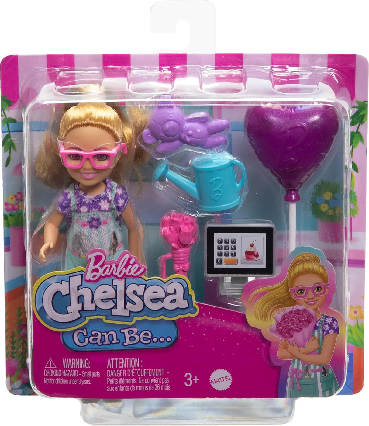 Set de Barbie con accesorios de florista y tienda de flores