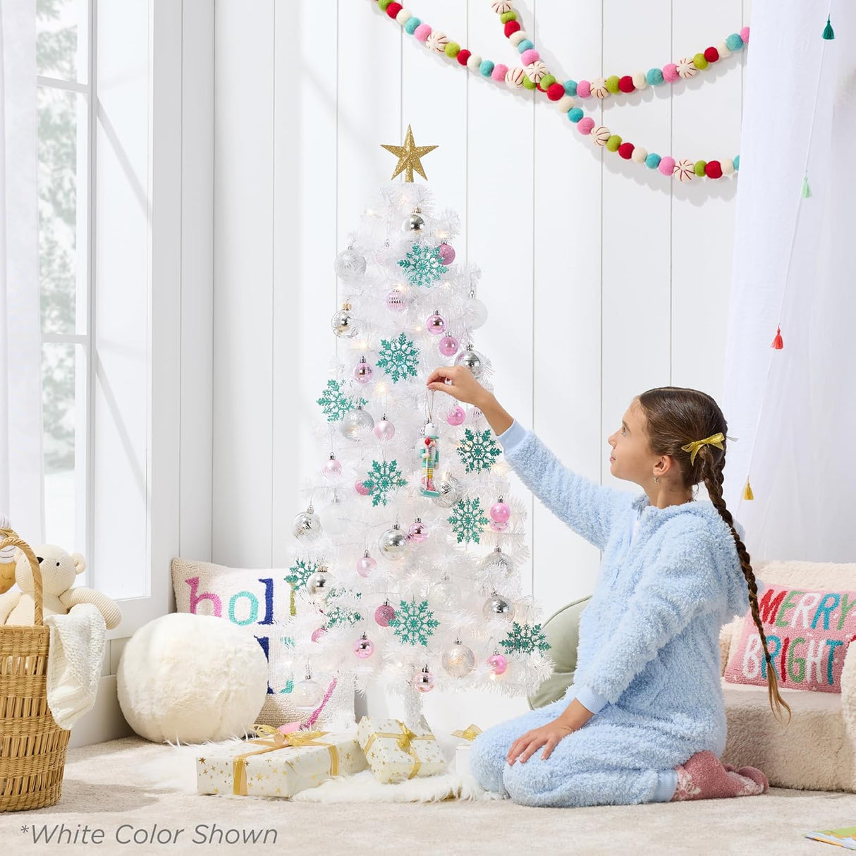 Árbol de Navidad Artificial 4ft Best Choice Products, Pre-iluminado