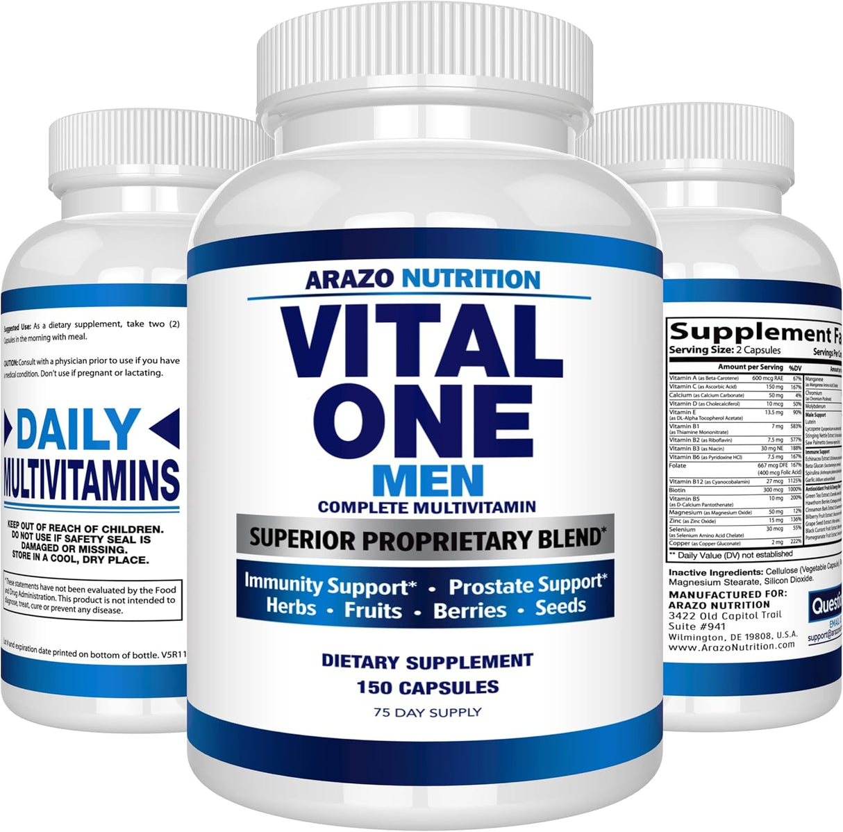 Suplemento Vita One para hombre integral multivitamínico