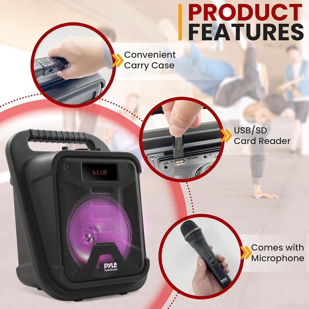 Parlante Portátil Bluetooth PYLE-PRO PPHP87TLB