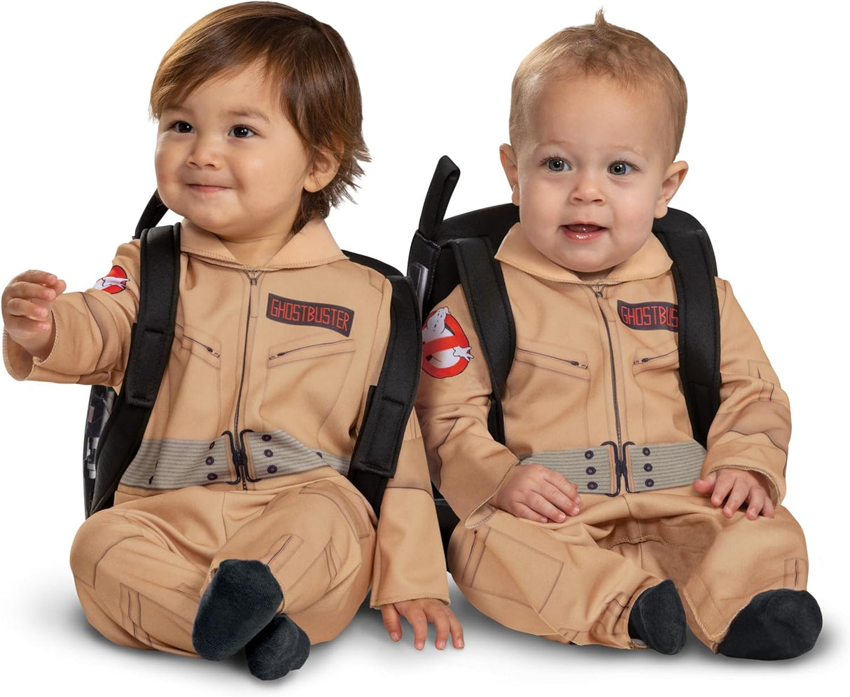 Disfraz infantil Ghostbusters, jumpsuit y proton pack, oficial