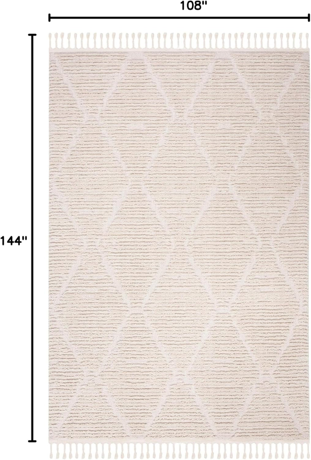 Alfombra Área Marrakech - Diseño Tribal Boho, Modelo MRK517C